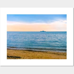 Yarmouth Beach, U.K Posters and Art